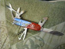 Victorinox Officer Suisse 8 Blades Custom Scales.
