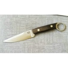 Bark River Donnybrook, 3.75" CPM-154 Plain Blade, OD Green Canvas Micarta ,upgraded sheath