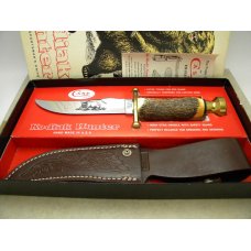 Case XX USA Stag Kodiak Hunter Fixed Blade Sheath Knife in Box Pre-1979.