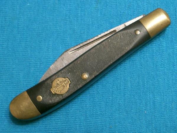 VINTAGE SCHRADE COPE USA COPENHAGEN PEANUT  JACK PEN FOLDING POCKET KNIFE KNIVES OLD