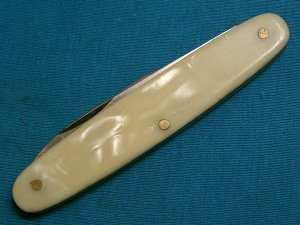 VINTAGE R HERDER SOLINGEN ROSTFRI EQUAL END CIGAR PEN JACK 2 BLADE FOLDING POCKET KNIFE KNIVES OLD