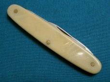 VINTAGE R HERDER SOLINGEN ROSTFRI EQUAL END CIGAR PEN JACK 2 BLADE FOLDING POCKET KNIFE KNIVES OLD