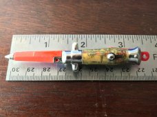 Farfalli Miniature Switchblade Pen Keychain, Bambi Model, Unused 