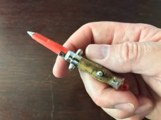 Farfalli Miniature Switchblade Pen Keychain, Bambi Model, Unused 