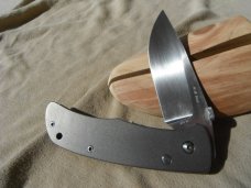 Handmade WR Clark Custom Folding Knife 4quot ATS-34 blade