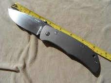 Handmade W.R. Clark Custom Folding Knife 4" ATS-34 blade