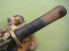 Large Custom Handmade Chopper/Bowie Knife. Very SHARP! 11.5" Blade, Wood Handle, 16.5" OAL
