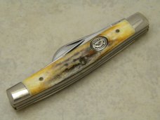 Moore Maker, Inc. Matador, TX USA (Queen Cutlery) 21st Century Comm. 6300 Stag Stockman Knife NIB
