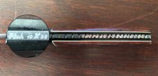 James Huckeba (Huck) Switchblade, Marked "Flash 19 H 93", Unused 