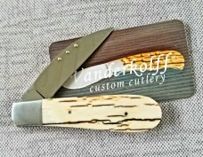 Steve Vanderkolff Mammoth Ivory,3.75 swayback, he uses dot system for pulls. CPM-154,heavier build 
