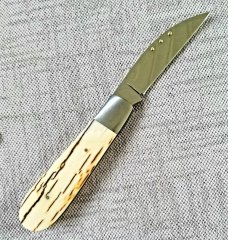 Steve Vanderkolff Mammoth Ivory,3.75 swayback, he uses dot system for pulls. CPM-154,heavier build 