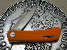 Kershaw D.W.O. By Kai Japan Model 3000 Orange Lockback Knife