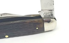 RARE Case Tested XX (1920-40) 6294 J LP BIG CIGAR Greenbone Knife