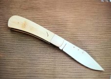 Steve Vanderkolff Interior Mammoth Ivory, 4" clip, bolsters ,dot system  pulls. CPM-154 rare irradec