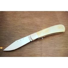 Steve Vanderkolff Interior Mammoth Ivory, 4" clip, bolsters ,dot system pulls. CPM-154 rare irradec