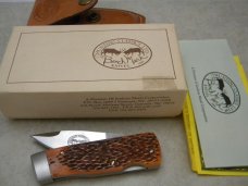 Bench Mark Knives USA Bone Rolox System Slide Open Knife & Pouch  in Box