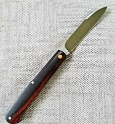 JH Lloyd custom Shadow Spear in desert ironwood, 52100, 4.25" closed ,Texas Star Shield 