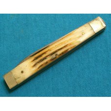 VINTAGE FROST FLYING FALCON JIGGED BONE LOCKBACK HUNTING SKINNING FOLDING HUNTER POCKET KNIFE KNIVES
