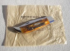 CASE XX USA VINTAGE - MINT 1965/69 INDIA SAMBAR STAG 5172 CLASP BULLDOG KNIFE IN ORIGINAL WOODEN BOX
