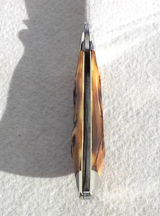 CASE XX USA VINTAGE - MINT 1965/69 INDIA SAMBAR STAG 5172 CLASP BULLDOG KNIFE IN ORIGINAL WOODEN BOX