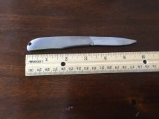 George W. Stone all metal slip joint folder 