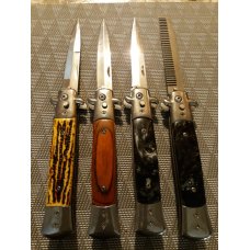 3 stilettos knives 1 comb set