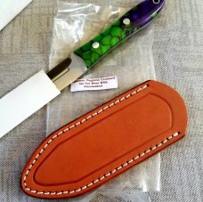 Bark River Wasp 2 Dagger, 3.75"  3V-CPM- Rare Purple Dragon Scale with original magnetic sheath, NIB