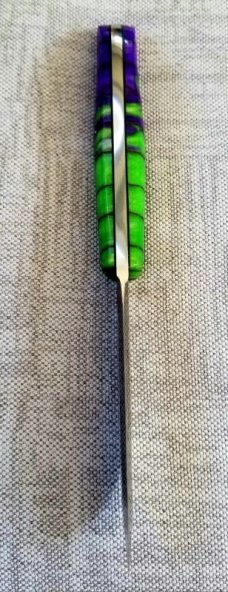 Bark River Wasp 2 Dagger, 3.75"  3V-CPM- Rare Purple Dragon Scale with original magnetic sheath, NIB