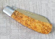 Steve Vanderkolff Maple Burl Native, 4" cl,he uses dot system for pulls. Just in. CPM-154 ,great 