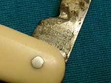 VINTAGE THOMPSON CUTLERY SHEFFIELD ENGLAND FOLDING POCKET EQUAL END PEN JACK KNIFE KNIVES OLD