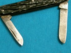 ANTIQUE VINTAGE CAMILLUS CLOVER BRAND SYRACUSE USA FOLDING POCKET PEN JACK KNIFE KNIVES OLD