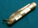 ANTIQUE VINTAGE MANIAGO ITALY MOTHER OF PEARL MOP SCISSORS FOLDING POCKET KNIVES OLD