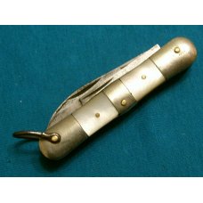 ANTIQUE VINTAGE MANIAGO ITALY MOTHER OF PEARL MOP SCISSORS FOLDING POCKET KNIVES OLD