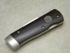 Bench Mark Knives USA Cocobolo Rolox System Slide Open Knife & Pouch NIB