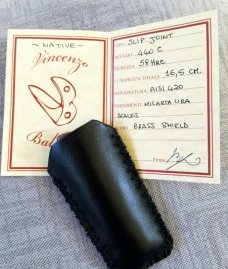 Vincenzo Balistreri Custom Shadow Native Slipjoint knife 3.85