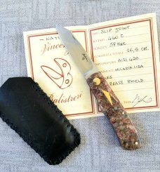Vincenzo Balistreri Custom Shadow Native Slipjoint knife 3.85