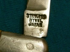 VINTAGE VALOR 117-S  JAPAN MELON TESTER FRUIT FOLDING JACK POCKET KNIFE KNIVES OLD