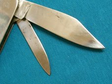 VINTAGE STAINLESS KAYLAN SYRACUSE NY EQUAL END CIGAR PEN JACK FOLDING POCKET KNIFE KNIVES OLD