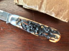 Bulldog (Great Eastern Cutlery SFO) #253110EO Little Jack, Burnt Stag Handle, Unused (GEC 25) 