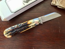 Bulldog (Great Eastern Cutlery SFO) #253110EO Little Jack, Burnt Stag Handle, Unused (GEC 25) 