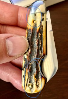 Bulldog (Great Eastern Cutlery SFO) #253110EO Little Jack, Burnt Stag Handle, Unused (GEC 25) 