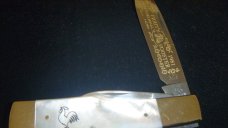 Fight&#39;n Rooster Mother of Pearl Gunstock 1981