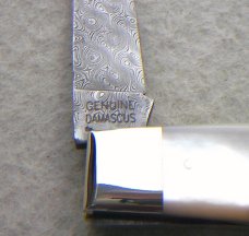 WEIDMANNSHEIL GENUINE MOTHER OF PEARL FOLDING LOCK BACK  SOLINGEN GERMANY 