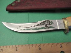 Case XX 1985 Stag Handle Small Game Pheasant Pattern # 523-3 1/4 SSP