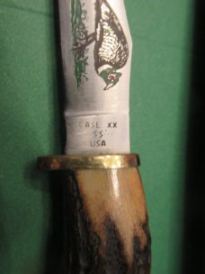 Case XX 1985 Stag Handle Small Game Pheasant Pattern # 523-3 1/4 SSP