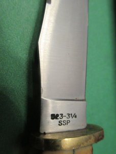 Case XX 1985 Stag Handle Small Game Pheasant Pattern # 523-3 1/4 SSP