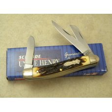Schrade + USA 897UH Uncle Henry Staglon Stockman Knife - NIB
