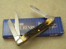 Schrade + USA 897UH Uncle Henry Staglon Stockman Knife - NIB