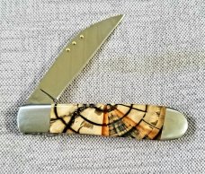 Steve Vanderkolff Crosscut Mammoth Ivory,wayback,dot system for pulls. CPM-154,4"