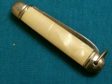 VINTAGE SMALL MINI ITALY FOLDING POCKET HUNTING EQUAL END SMALL CIGAR PEN JACK KNIFE KNIVES OLD